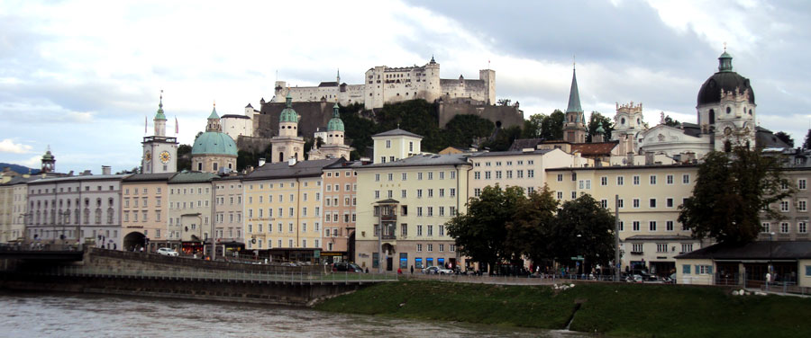 Blick zur Salzburg